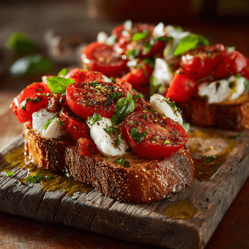 Chopped Caprese Toast Recipe: Fresh & Delicious