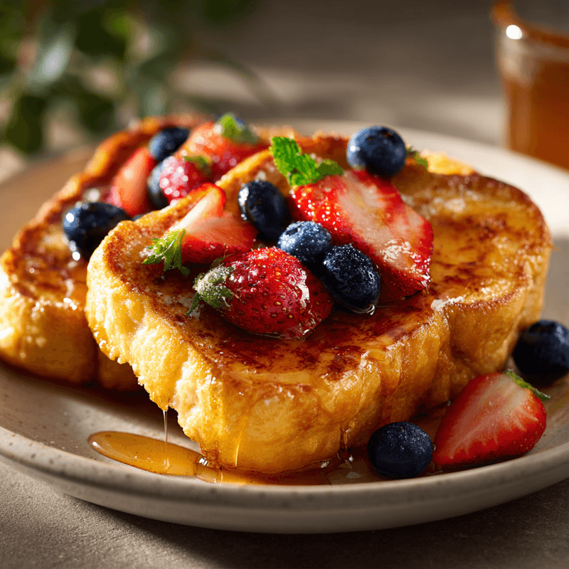 2 Minute Microwave French Toast - Quick & Easy Recipe