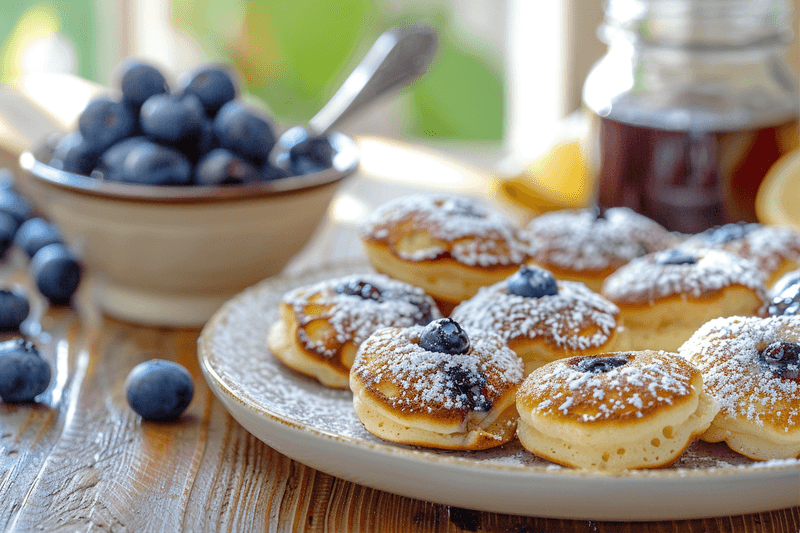 Blueberry Lemon Pancake Bites Recipe | Easy & Delicious