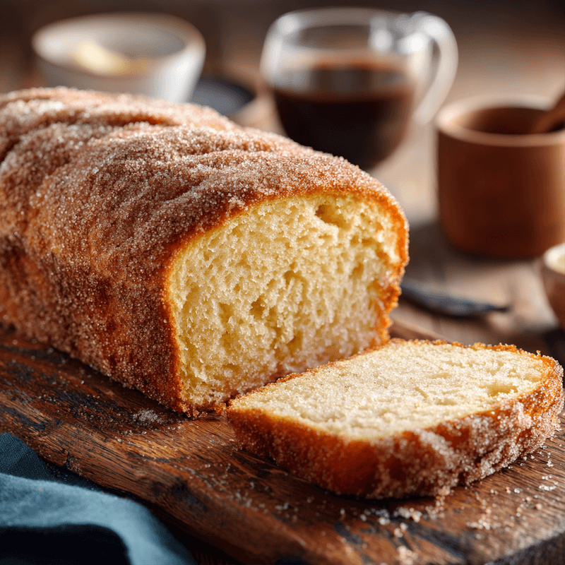 Cinnamon Sugar Donut Bread - Irresistible Delight