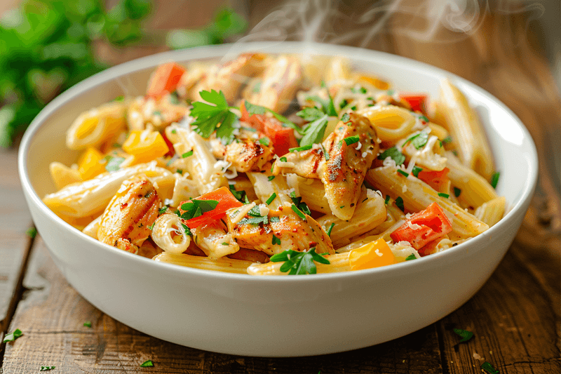 Creamy Cajun Chicken Penne Pasta Recipe | Cook With Lucia