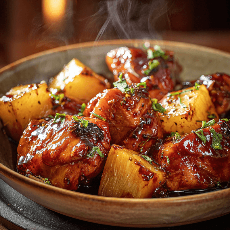 Crockpot Pineapple BBQ Chicken: Simple & Delicious