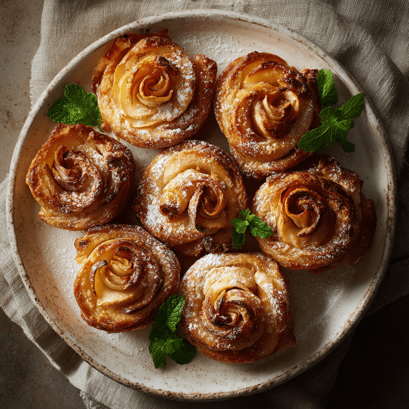 Delicate Apple Rose Pastry Blooms Recipe