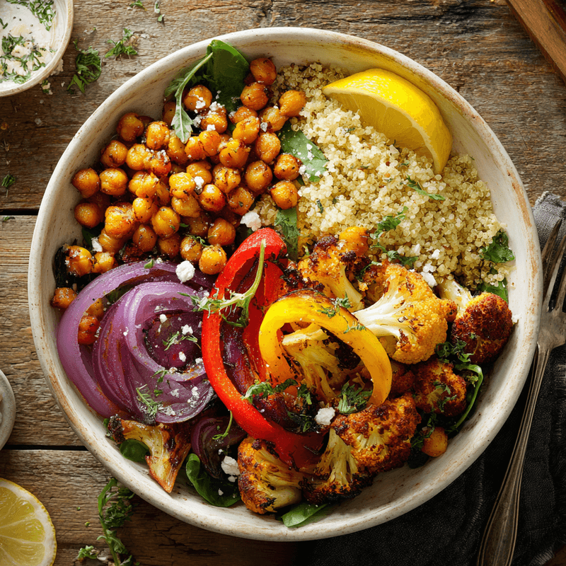 Roasted Veggie Chickpea Bowls for Healthy Comfort
