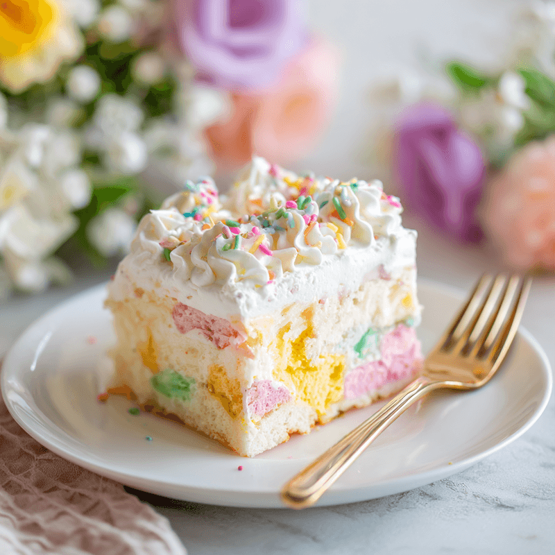 Easy Easter Poke Cake – Fun Spring Dessert
