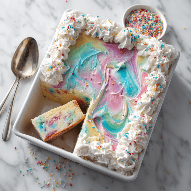 Easy Easter Poke Cake Recipe for a Colorful Delight