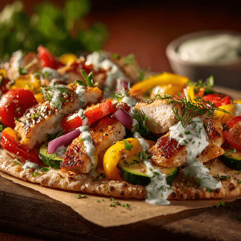 Easy Sheet Pan Chicken Pitas for Family Dinner