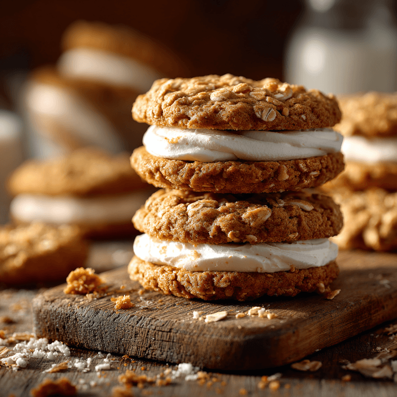 Homemade Oatmeal Cream Pies Recipe (Soft & Chewy!)