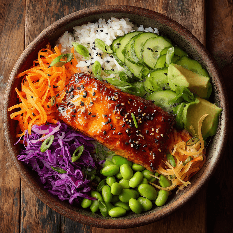 Honey Glazed Salmon Bowl Recipe – Sweet & Savory Dinner
