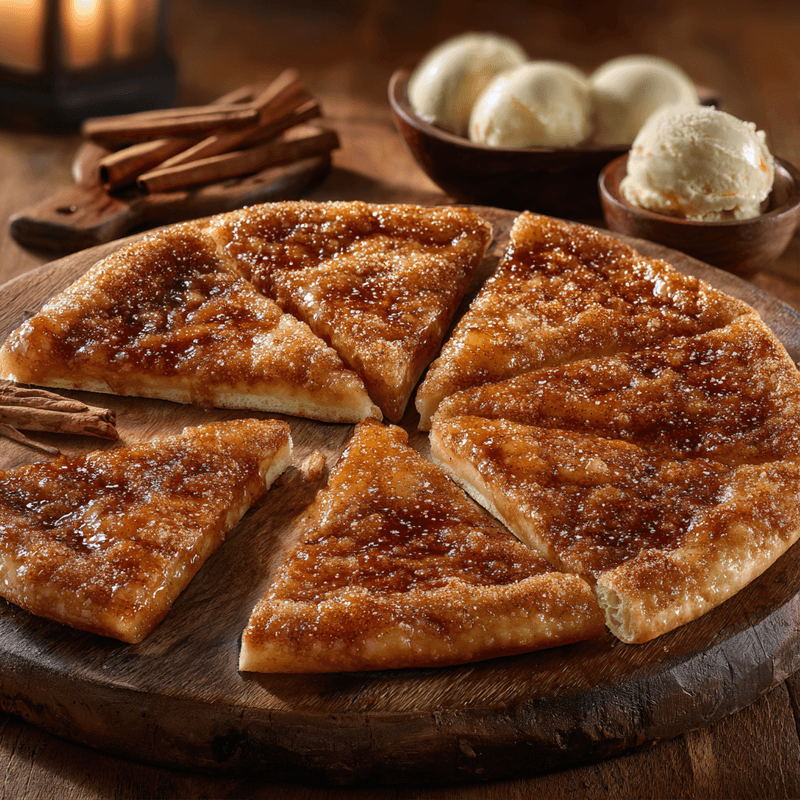 Irresistible Cinnamon-Sugar Pizza: Quick & Easy Delight