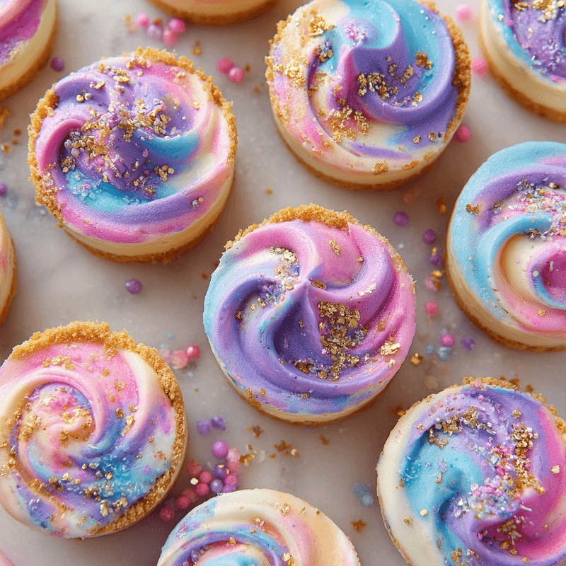 No-Bake Unicorn Cheesecake Bites for Kids Recipe