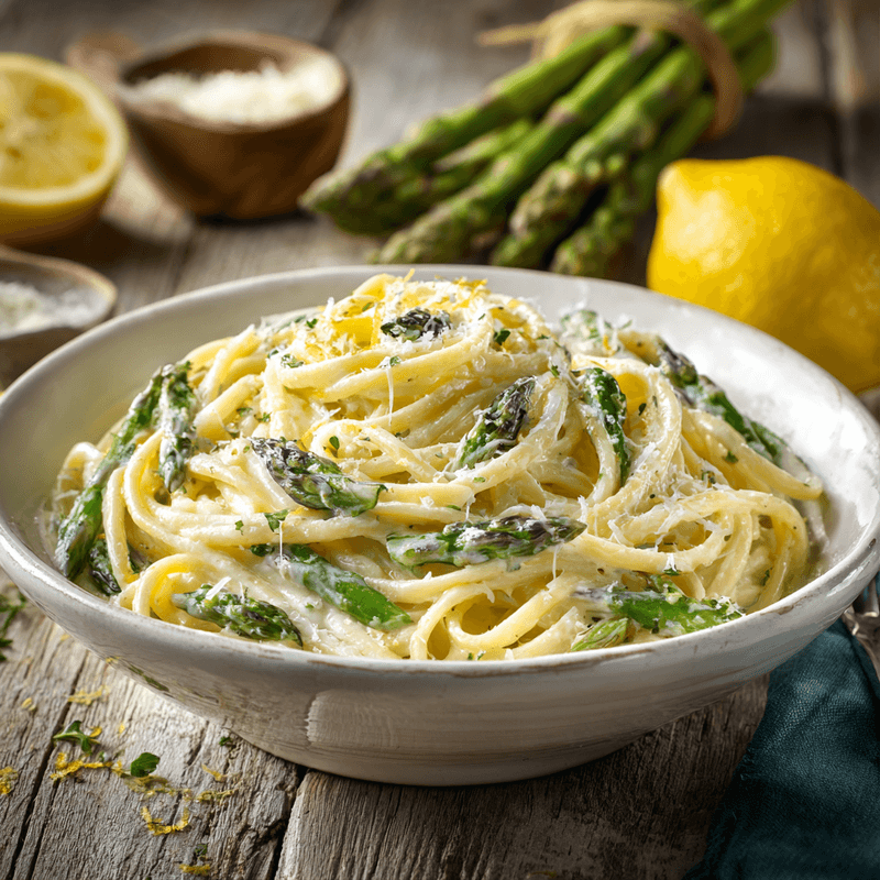 Lemon Asparagus Pasta (30-Minutes) | Easy Fresh Recipe