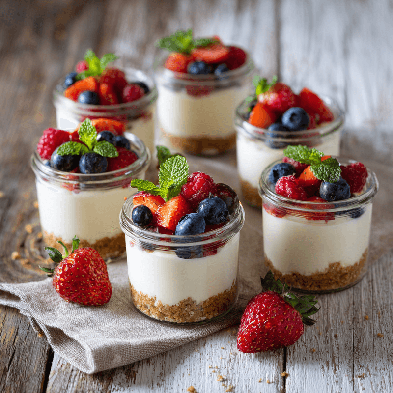 Mini Cheesecake Jars: Cute Desserts for Spring Brunch
