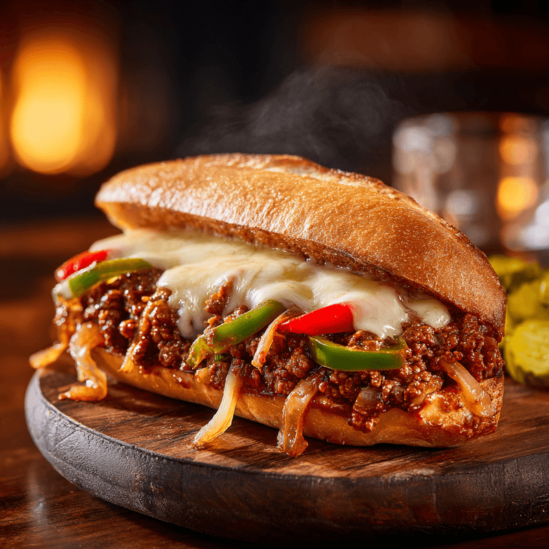 Philly Cheese Steak Sloppy Joes Recipe | Easy Weeknight Dinner
