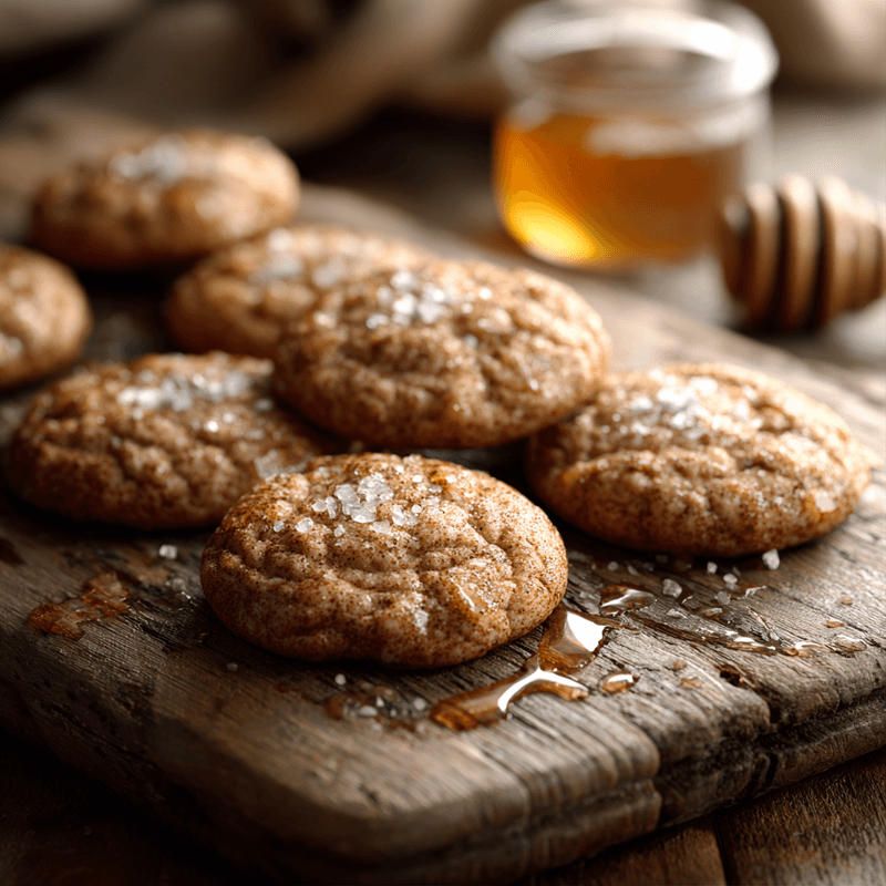 Salted Honey Cinnamon Cookies Recipe | Easy Cozy Dessert