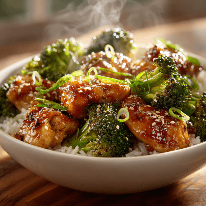 Simple Honey Garlic Chicken and Broccoli Recipe