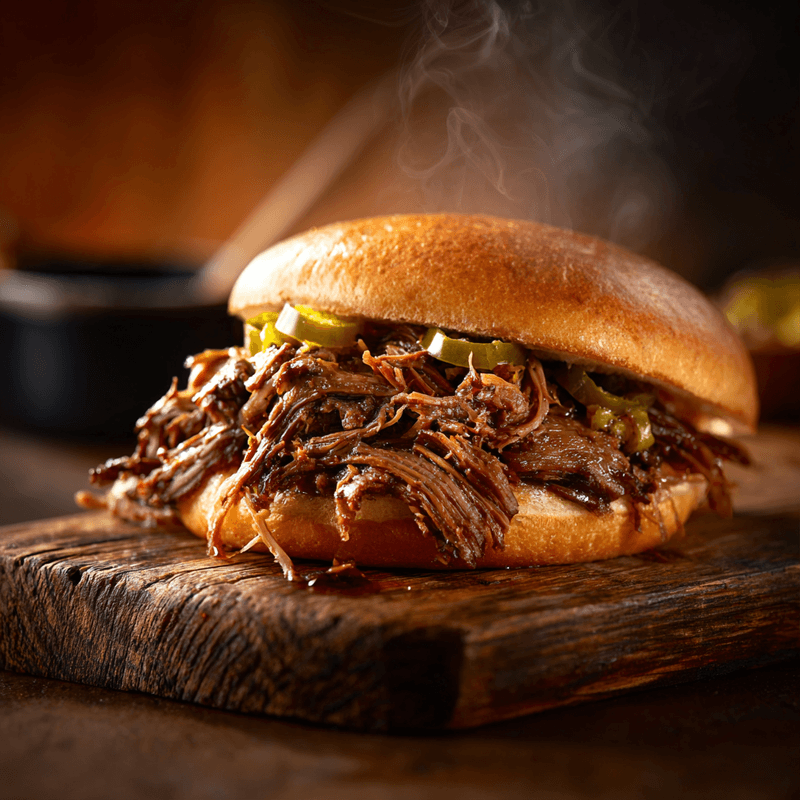 Slow Cooker Mississippi Pot Roast Sandwiches