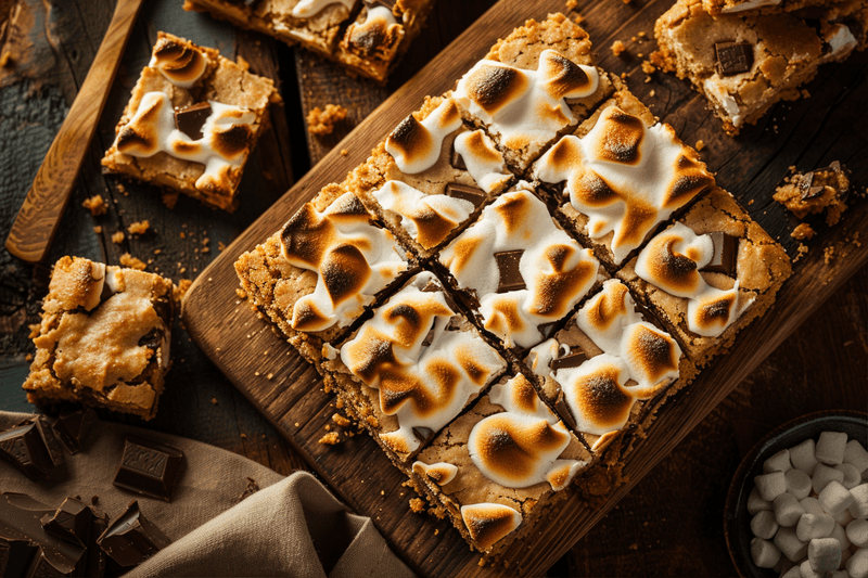 S'mores Cookie Bars - Easy No-Campfire Recipe