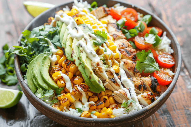 Tasty Street Corn Chicken Bowl Recipe | Cook With Lucia