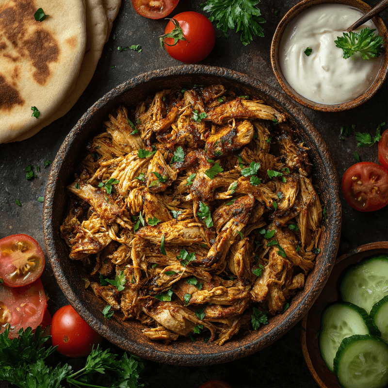 Best Easy Slow Cooker Chicken Shawarma Recipe